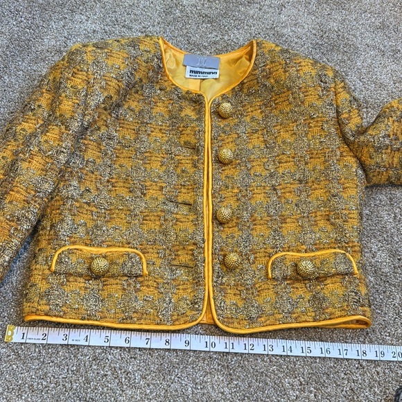 Mimmina 80’s Vintage Cropped Coat - Picture 13 of 15